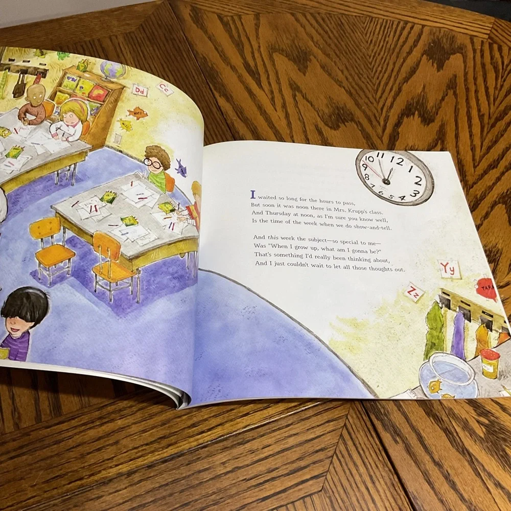 Books: Wheels on Bus, Tools Rule, I Grow Up, Daniel Tiger, Lego Superhero, Poky